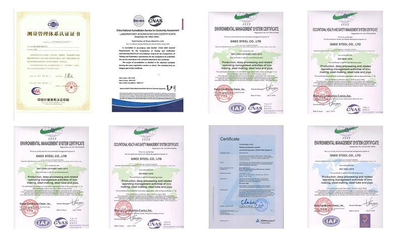 API 5CT Oilfield Tubing certificate API 5CT Oilfield Tubing certificate